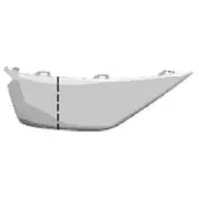 Bumper Cover Spacer Panel Extension - Left, Rear
