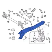 Radius Arm Adjustment Alignment Pinion Angle - Left, Front