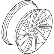 Wheel Rim 21X9 Ultra Bright Machined
