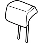 Headrest - Rear, Center