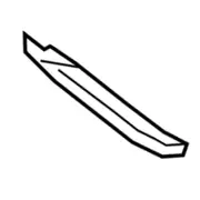 Bumper Trim Molding - Right, Front
