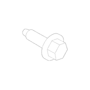 Seat Belt Lap and Shoulder Screw Receptacle - M10 X 30MM, Front