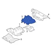Floor Pan Heat Shield - 1.5L