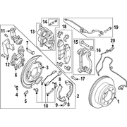 Disc Brake Caliper Housing - Right, Rear