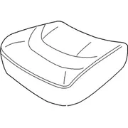 Seat Cover Cushion - Right, Front (XLT Cloth)