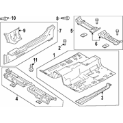 COUPE Rail <br>Rocker Panel sill Member Side Floor Rocker REINFORCED SideMember - Left, Front, Inner