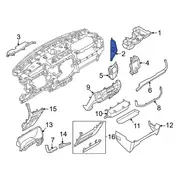 Instrument Panel Side Cover Finish - Right MULTI FUNCTION DISPLAY 15 (Cypress)