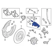 Disc Brake Caliper - Left, Front (GT Feature Car)