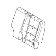 Seat Back Cushion Pad - Rear