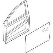 Door Shell - Right, Front