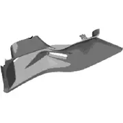 Interior Quarter Panel Trim C Pillar - Right