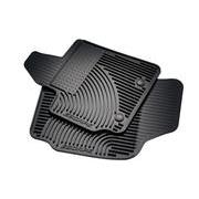 Escape 2011-2012 Black Dual Retention Drivers Side 4pc All Weather Rubber Floor Mats