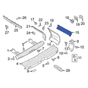 Bumper Extension End Cap - Right, Rear (All Extended Frame)