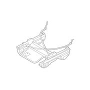 Seat Adjuster Cushion Support Sliding Rail - Rear, Passenger