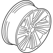 Wheel Rim 22 X 9.5 Style 1