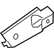 Quarter Panel Reinforcement - Left, Inner (Convertible)