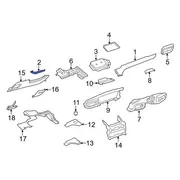 Instrument Panel Molding Bolster - Left (ST, ST Line)