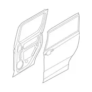 Door Seal Weatherstrip - Right, Front