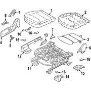Cover Seat Cushion - Right, Front