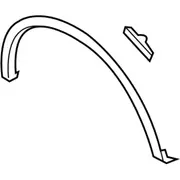 Fender Flare Molding - Right