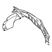 Wheel Housing Side Panel - Left, Inner (Regular Wagon)