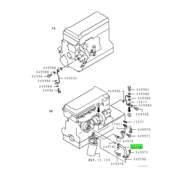 TUBE,BY-PASS OIL FILTER FEED 1