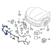 Parking Aid System Wiring Harness Distance Sensor Wire (GT Feature Car)