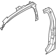 Body B-Pillar Roof Side Rail - Right, Inner