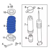 Coil Spring - Front (BEV SEL, BEV TITANIUM 2)