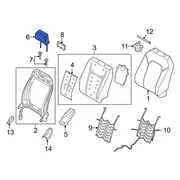Headrest pad <br>Headrest part of the Seat Onyx