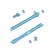 Multiple Piece Drive Shaft 8.8 Axle - Rear 5.0L