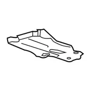 Engine Compartment Splash Shield Radiator Support - Left 2.7L