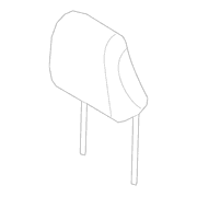Headrest Cover Pad <br>Headrest part of the Seat and Cup holder Java