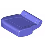 Seat Cushion Cover - Right, Rear