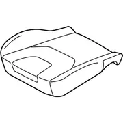 Seat Cover Cushion And Pad - Right, Front