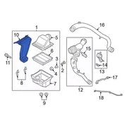 Engine Air Intake Hose - 2.7L