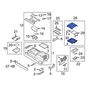 Console Lid Instrument Panel Equipment Package 23