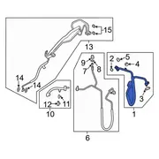 Tube Air Conditioning (A/C) Refrigerant Discharge Hose
