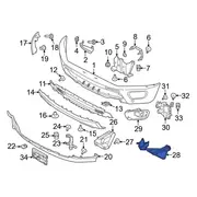 Stone Deflector - Right, Front