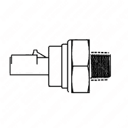 Exhaust Back Pressure Sensor, 35 kPa, S60