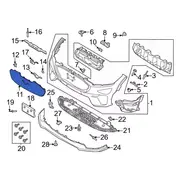 Bumper Trim Finish Panel Grille - Front (GT Feature Car)