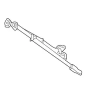 Seat Belt Lap and Shoulder - Left, Rear