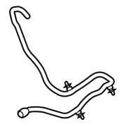 Cabin Air Intake Duct Hose
