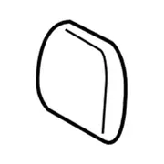 Seat Headrest Cover - Left, Right, Rear (Premium)