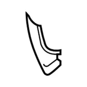 Bumper Protection Pad Stone Foil - Right (ST)