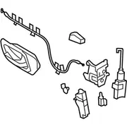 Door Latch - Right, Front