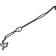 Door Lock Knob Rod - Right, Rear