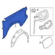 Truck Bed Panel Quarter - Left, Outer