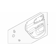 Door Interior Trim Panel - Right, Front, Lower (TRAIL)