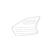 Bumper Cover Spacer Panel Grille - Left, Front, Lower